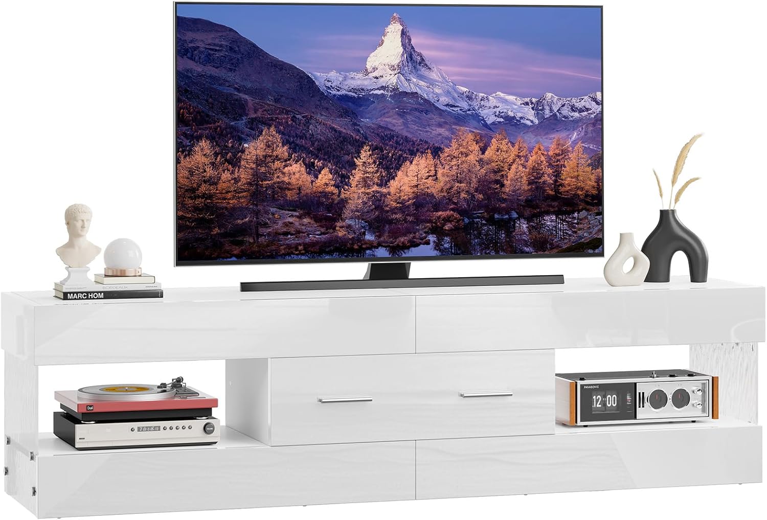 Bestier テレビ台 ‎テレビボード 32/40/43/50/55/65型対応のtv台 引き出し付きテレビラック 収納棚付きローボード