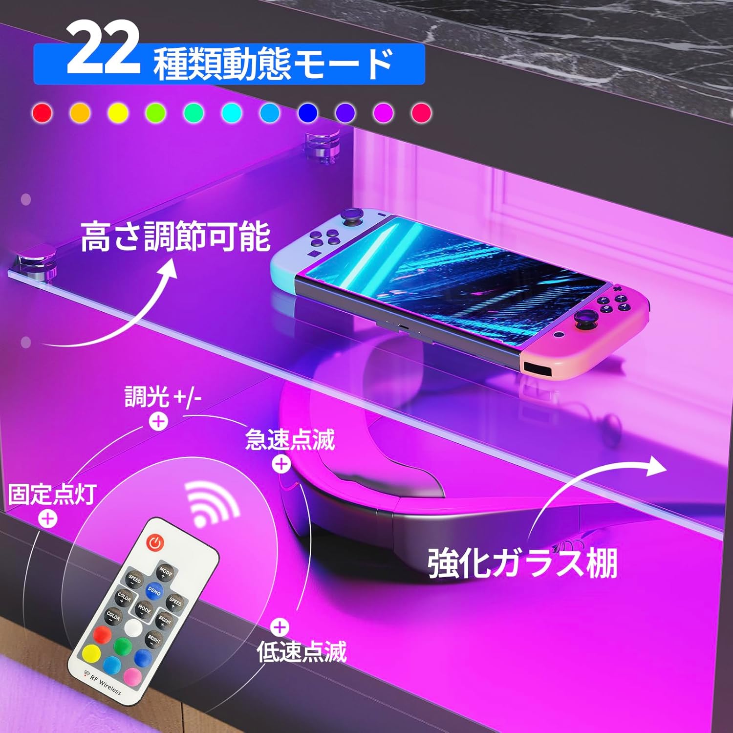 Bestier テレビ台 テレビボード  tv台 32~55型対応 収納棚付き ローボード ロータイプ  壁面テレビ台 テレビラック モダン