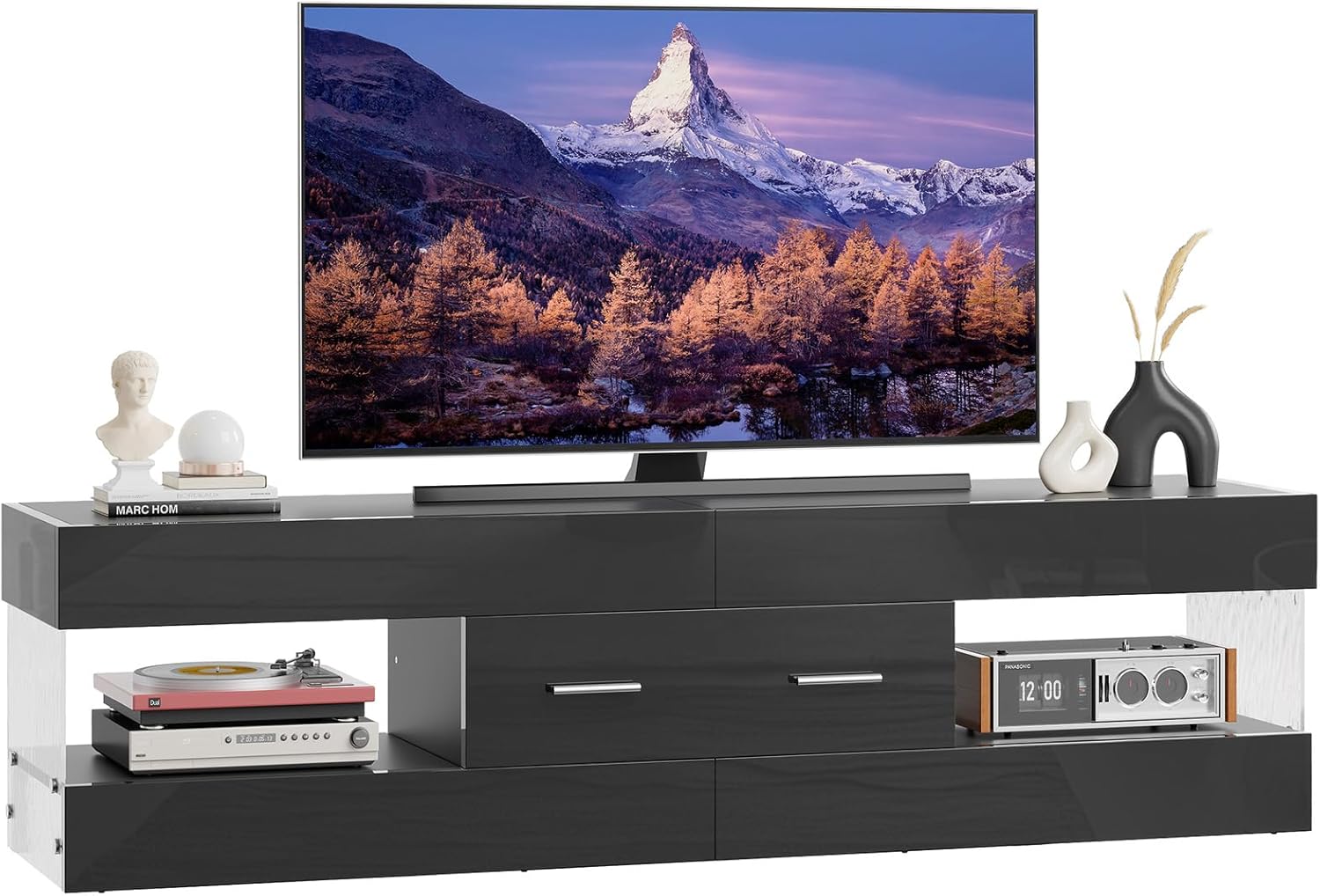 Bestier テレビ台 ‎テレビボード 32/40/43/50/55/65型対応のtv台 引き出し付きテレビラック 収納棚付きローボード