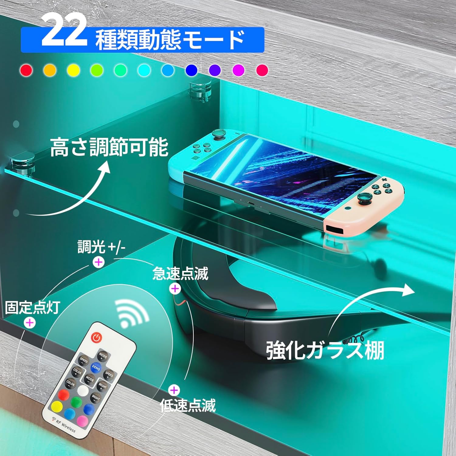 Bestier テレビ台 テレビボード  tv台 32~55型対応 収納棚付き ローボード ロータイプ  壁面テレビ台 テレビラック モダン