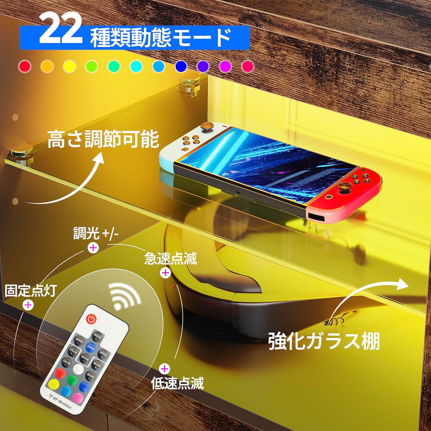 Bestier テレビ台 テレビボード  tv台 32~55型対応 収納棚付き ローボード ロータイプ  壁面テレビ台 テレビラック モダン